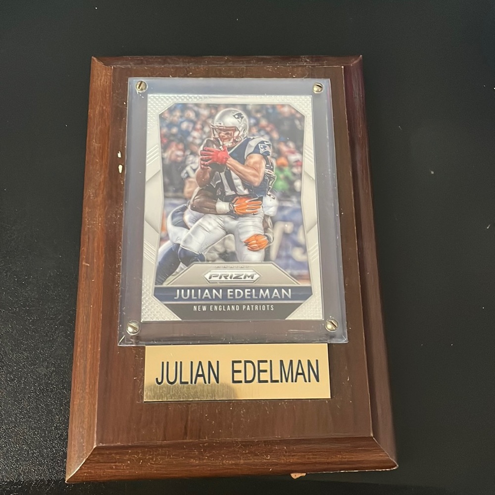 Julian Edelman NFL plaque